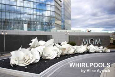 "Whirlpools" by Alice Aycock.
MGM National Harbor, Maryland, US.
Fabrication by EES Design Studio.
