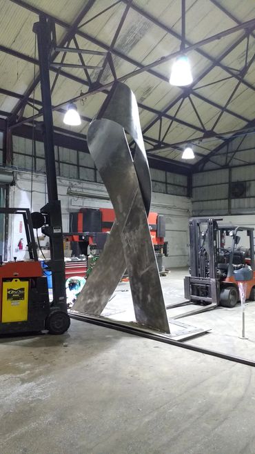 "AutoNation Ribbon" for Bombshell Productions, in Fort Lauderdale Beach, Florida, US.