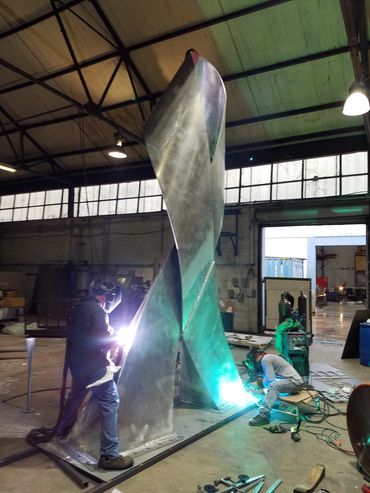 "AutoNation Ribbon" for Bombshell Productions, in Fort Lauderdale Beach, Florida, US.