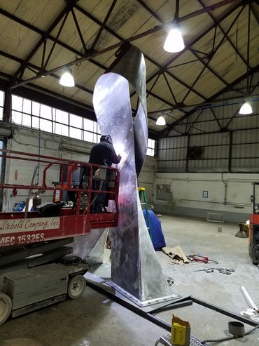 "AutoNation Ribbon" for Bombshell Productions, in Fort Lauderdale Beach, Florida, US.