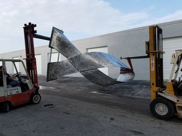 "AutoNation Ribbon" for Bombshell Productions, in Fort Lauderdale Beach, Florida, US.