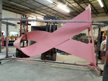 "AutoNation Ribbon" for Bombshell Productions, in Fort Lauderdale Beach, Florida, US.