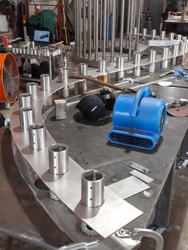 "Andante" by Jen Lewin in Doral, Florida, US
Sculpture Fabrication (PC: EES Design Studio)