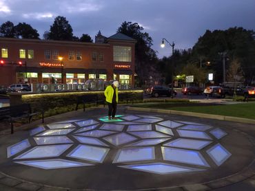 "Euclid" by Jen Lewin in Norwalk, Connecticut, US
Metal Frame Fabrication (PC: Jen Lewin Studio)