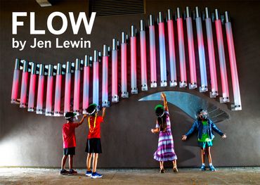 "Flow" by Jen Lewin in Honolulu, Hawaii, Us
Sculpture Metal Collar Fabrication by EES Design Studio