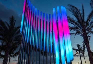 "Helix" by Jen Lewin in Doral, Florida, US
Sculpture Fabrication (PC: Jen Lewin Studio)