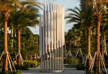 "Helix" by Jen Lewin in Doral, Florida, US
Sculpture Fabrication (PC: Jen Lewin Studio)