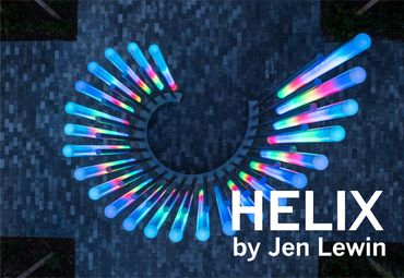 "Helix" by Jen Lewin in Doral, Florida, Us
Sculpture Fabrication by EES Design Studio.