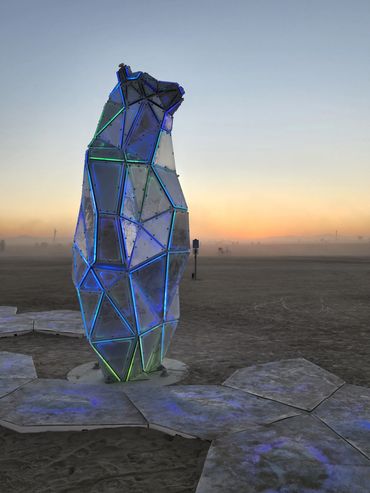 "Ursa Minor" by Jen Lewin at Burning Man, Black Rock Desert, Nevada, US, 2022