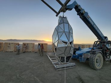 "Ursa Minor" by Jen Lewin at Burning Man, Black Rock Desert, Nevada, US, 2022