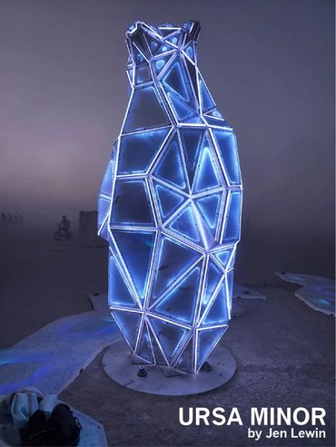 "Ursa Minor" by Jen Lewin at Burning Man, Black Rock Desert, Nevada, US, 2022