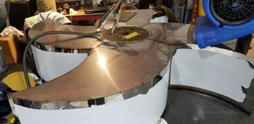 "Reflections" by Ralfonso in Boynton Beach, Florida, US
Sculpture Fabrication by EES Design Studio