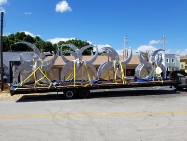 "Reflections" by Ralfonso in Boynton Beach, Florida, US
Sculpture Fabrication by EES Design Studio