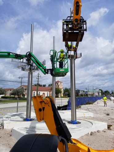 "Reflections" by Ralfonso in Boynton Beach, Florida, US
Sculpture Fabrication by EES Design Studio