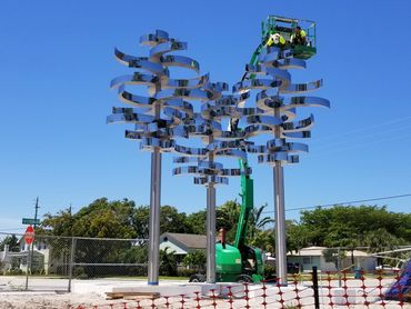 "Reflections" by Ralfonso in Boynton Beach, Florida, US
Sculpture Fabrication by EES Design Studio