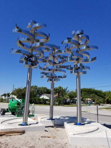 "Reflections" by Ralfonso in Boynton Beach, Florida, US
Sculpture Fabrication by EES Design Studio