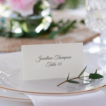 personalized escort wedding cards