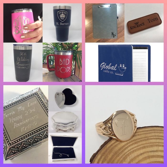 Just some samples of engraving we have done!