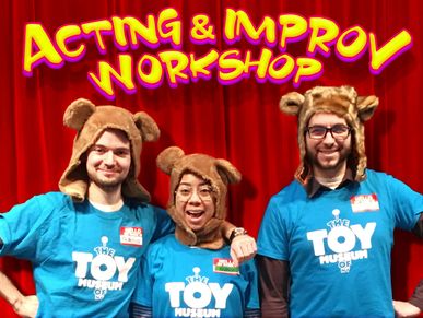 Acting and Improv Workshops available for classrooms and recess time.
