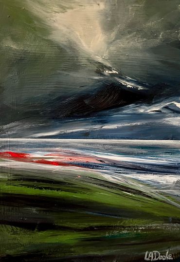 The sweeping clouds over the Scottish hills is one of my favourite subjects