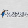 Logo of Arizona Steel & Ornamental Supply with a worker illustration.