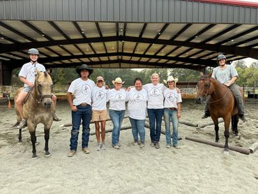 We provide experienced certified riding instructors and experienced volunteers.