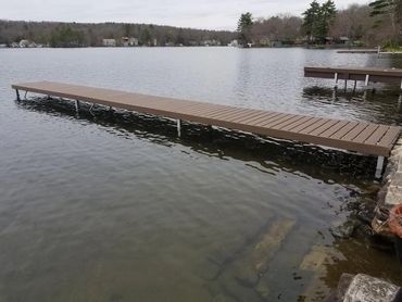 Dock installed by Inland Docks in central Mass