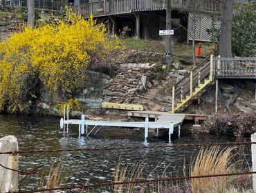 Dock installed by Inland Docks in central Mass