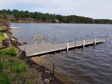 Dock installed by Inland Docks in central Mass