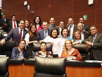Senador Gustavo Madero emitió paralbras a la Senadora Martha Rodríguez quien deja el cargo