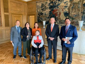 Gustavo Madero con Alejandro Díaz de León, Gobernador del Banco de México /BANXICO)