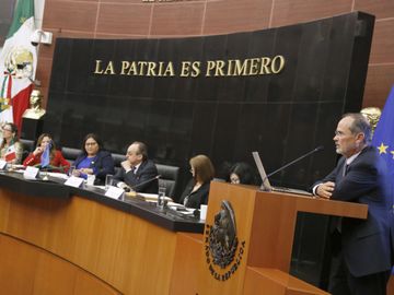 Senador Gustavo Madero en la Reunión de la XXVI Comisión Parlamentaria Mixta México-Unión Europea