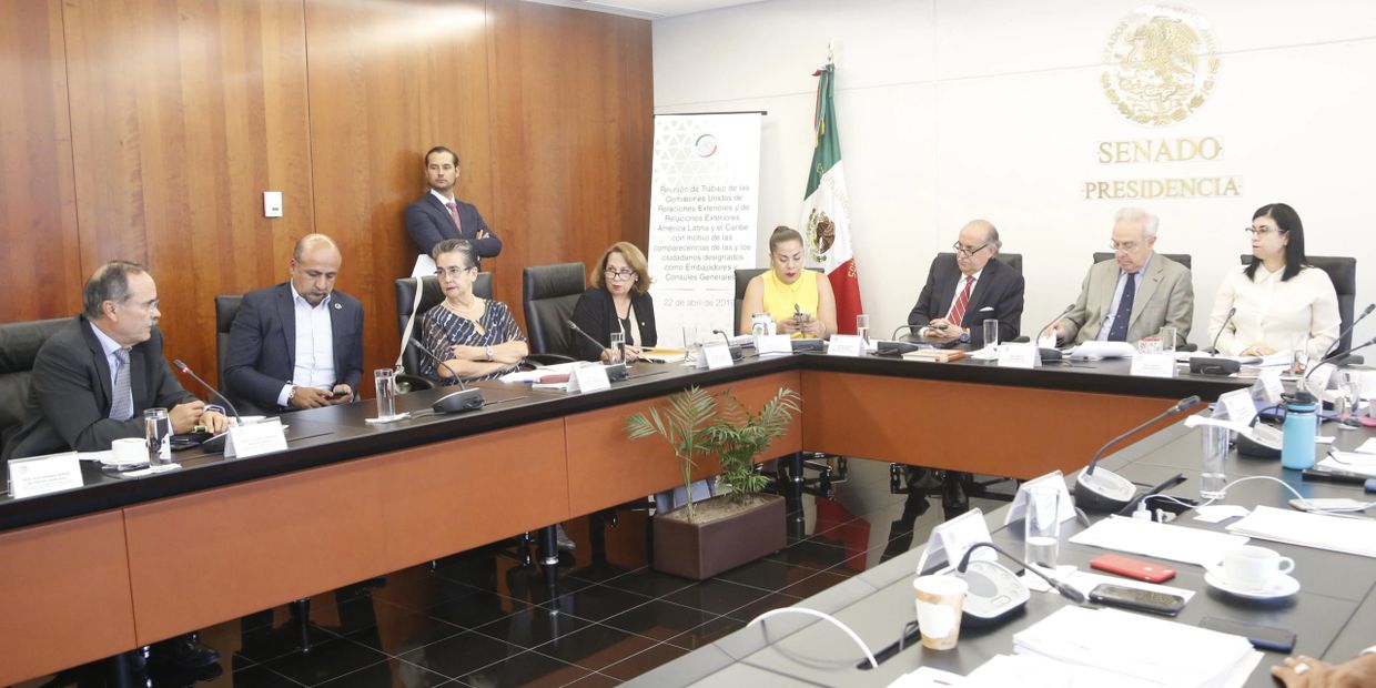 Senador Gustavo Madero en comparecencias de Embajdores de México en América Latina
