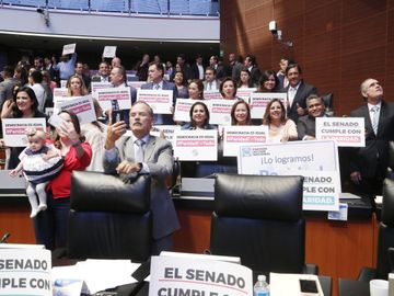Senador Gustavo Madero en aprobación de Paridad de Género