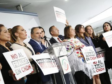 Gustavo Madero señala que se descubrió el fraude de Morena y debe repetirse la votación para la CNDH