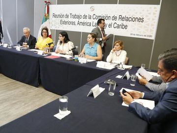 Gustavo Madero en reunión de Comisión de Relaciones Exteriores de América Latina y El Caribe