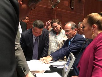 Senador Gustavo Madero presenta reservas al dictamen de la Ley de Fomento a la Confianza Ciudadana