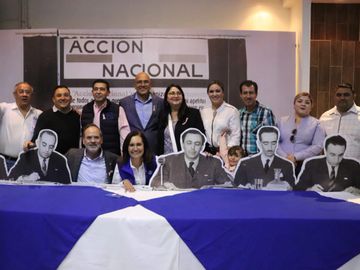 Gustavo Madero en el municipio de Nuevo casas Grandes, Chihuahua en festejo por 80 años del PAN