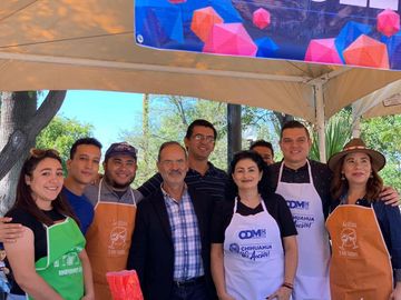 Gustavo Madero en verbena por los 80 años del PAN en Chihuahua