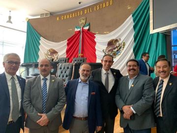 Gustavo Madero en Congreso de Chihuahua en entrega del 3er Informe de Javier Corral