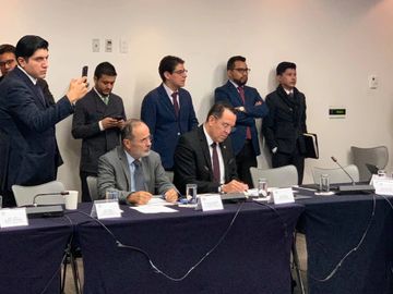 Gustavo Madero en el inicio de trabajos para analizar la Ley de Ingresos de la Federación 2020