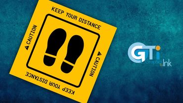 Signage, floor graphics, stickers, labels