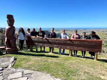 The site of the World's Longest Placename at Pōrangahau, Aotearoa