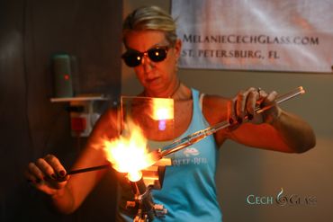 Glass artist