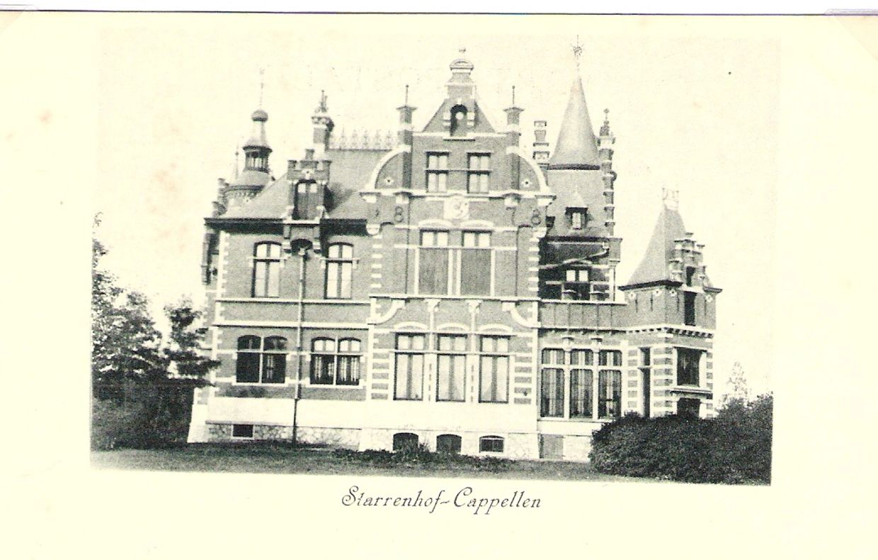 Achterzijde Kasteel Starrenhof - Bouwfase 1