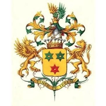 Het oorsprongelijk wapenschild van het Kasteel - familie Cogels