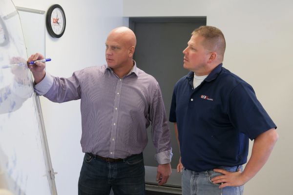 H&H Truck Parts owners planning and planning production of transmissions, differentials, drive-shaft