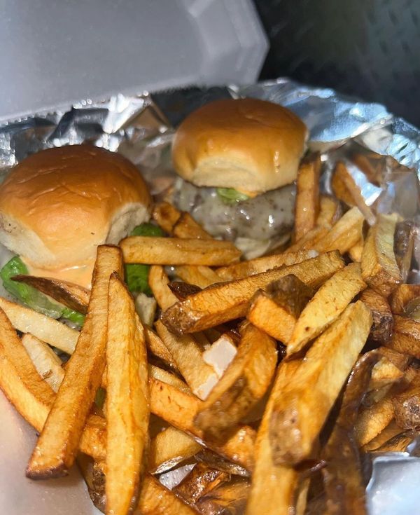 Fried Shrimp Burger Combo