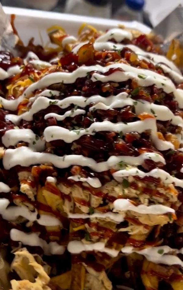 Fried Chicken BBQ Ranch Fries