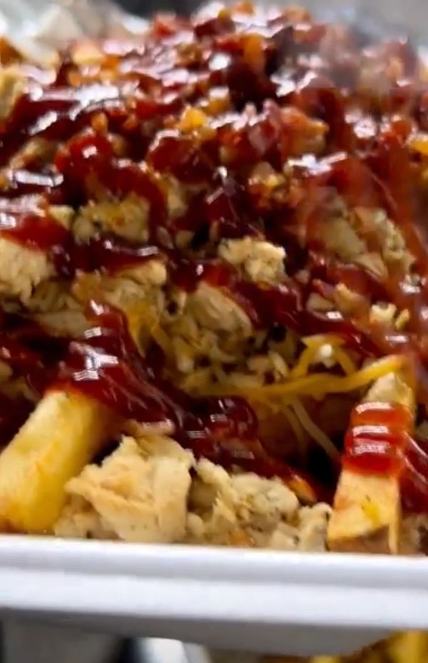 Fried BBQ Bacon Chicken Fries